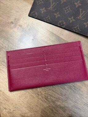 Louis Vuitton Fuchsia Leather Card Holder